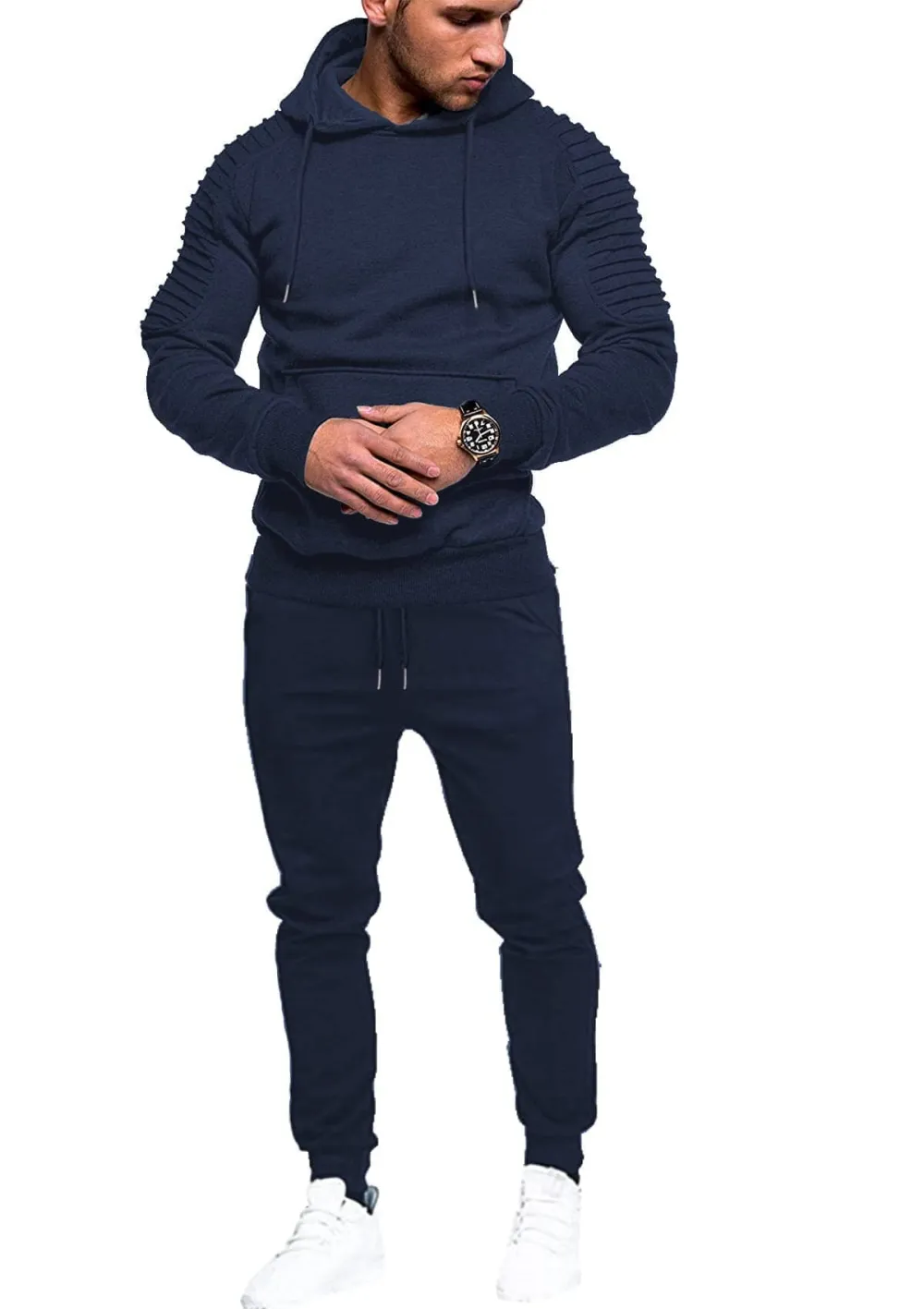 Hoodie Jogging Athletic Suits Two Piece Set
