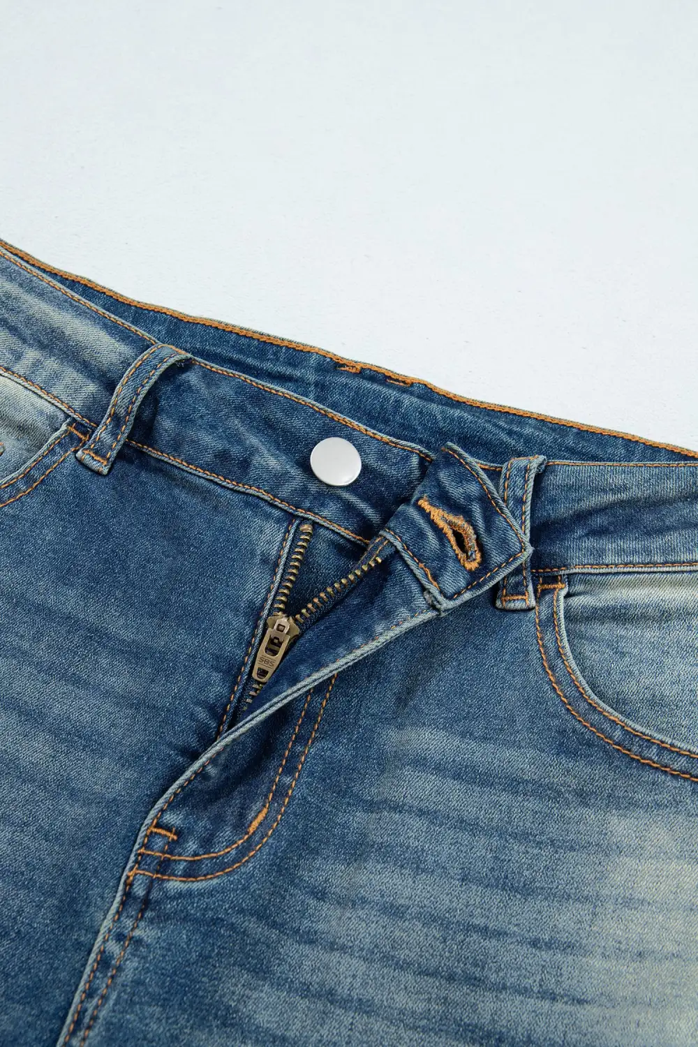 Women's Pocket Detail Flare Leg Jeans