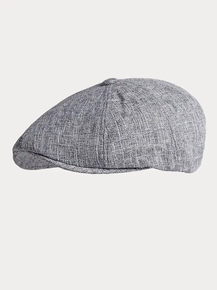 Casual Breathable Cotton Newsboy Cap