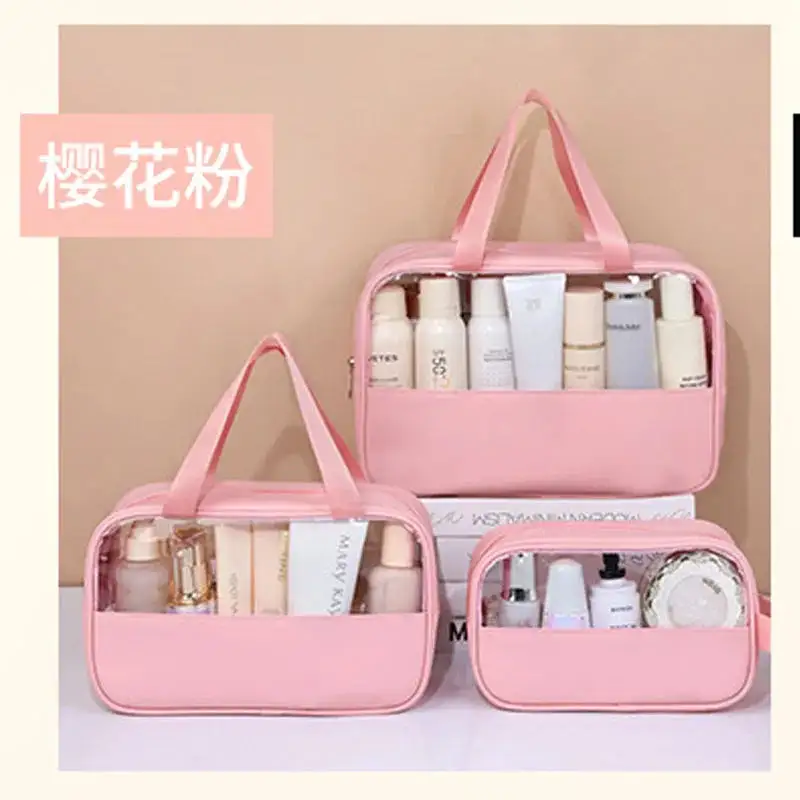 Contemporary Utility: Multifunctional Transparent Accessory Bag