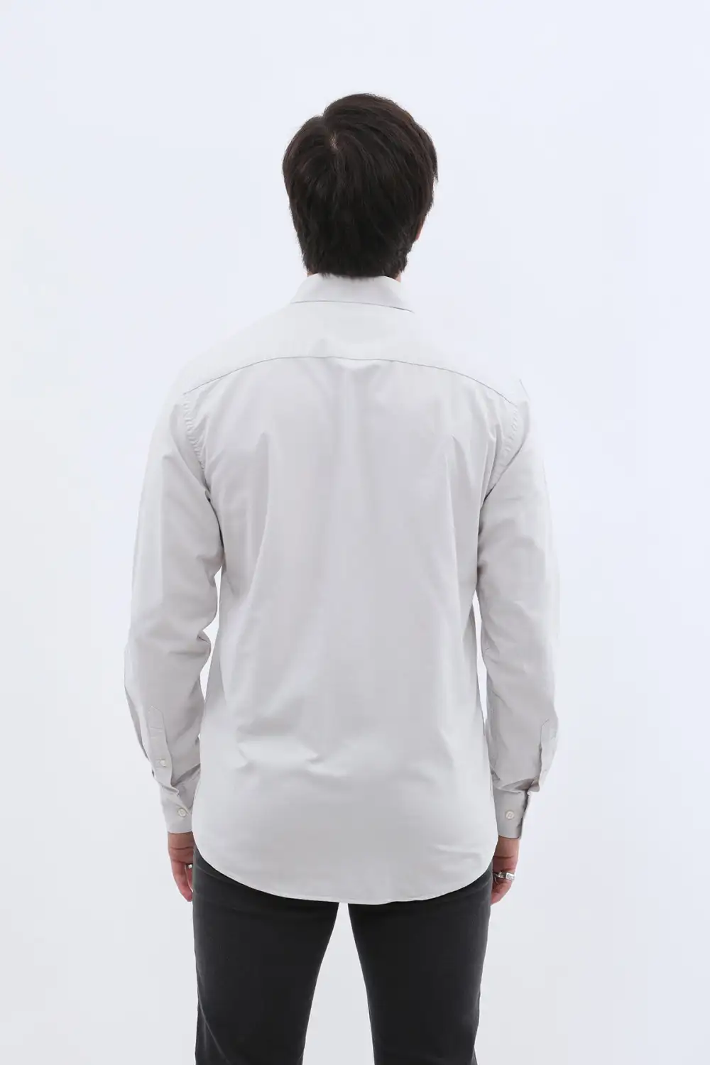 Oxford Long Sleeve Cotton Men's Button Down Shirt
