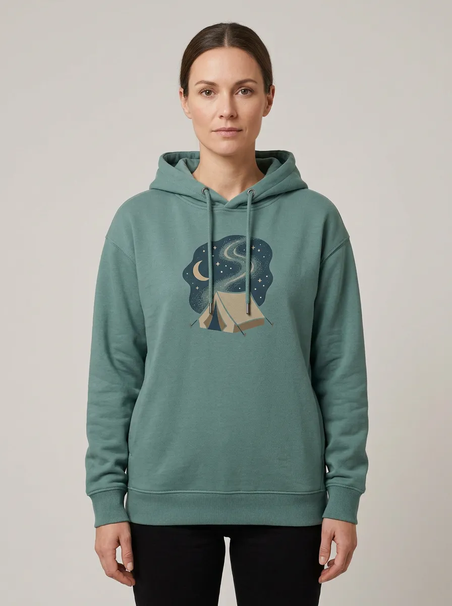 Women's Hooded Graphic-Print Sweatshirt