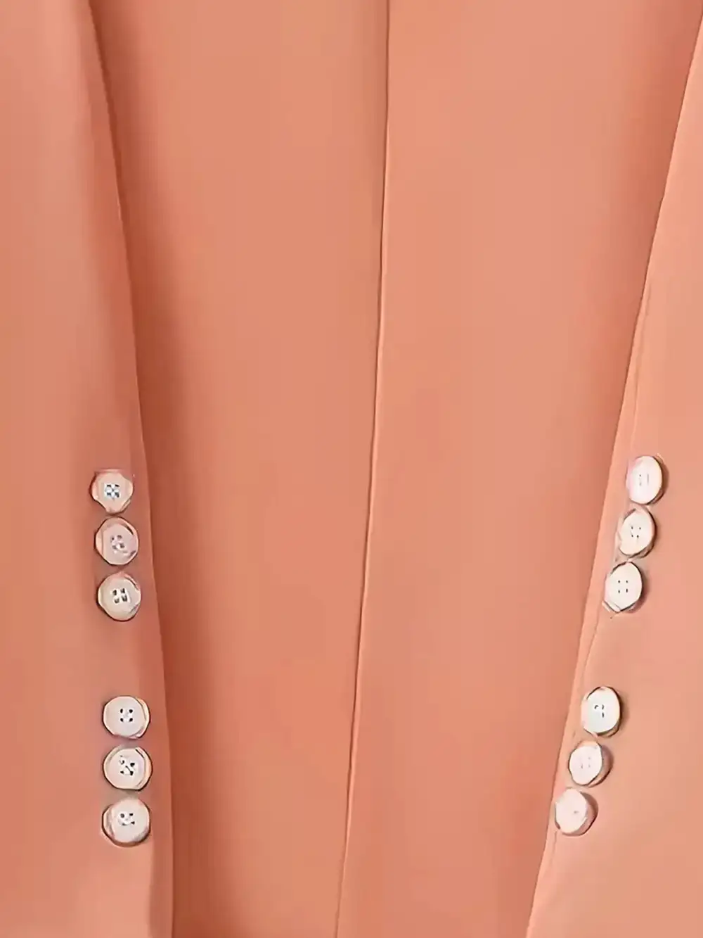 Streamlined Single-Button Long-Sleeve Blazer