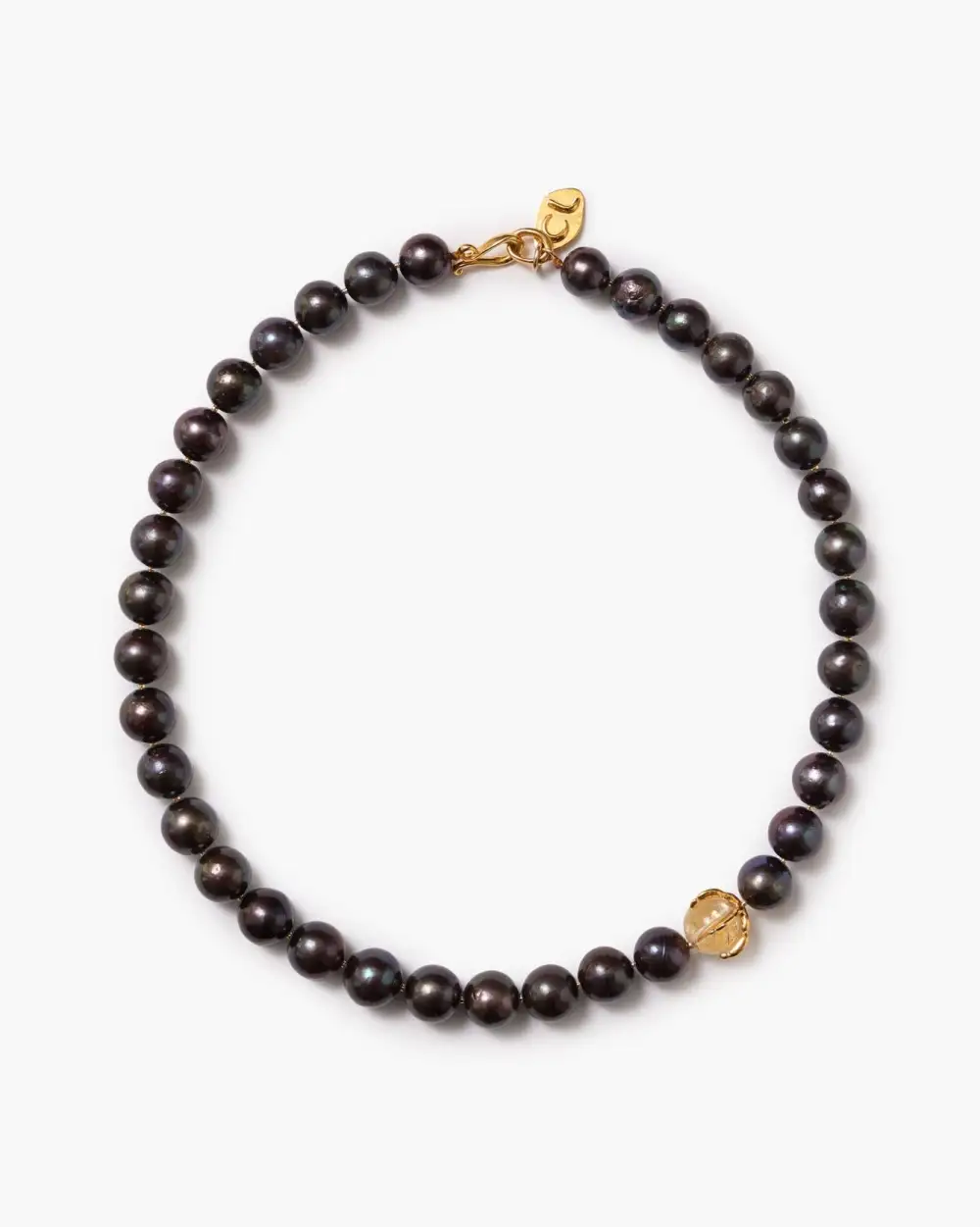 Dainty Pearl Gemstone Statement Necklace