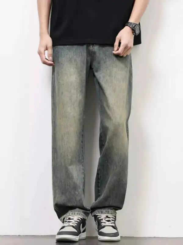 Everyday Washed Wide Leg Relaxed Fit Jeans