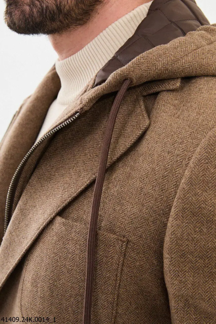 Refined Slim Fit Hood Blazer