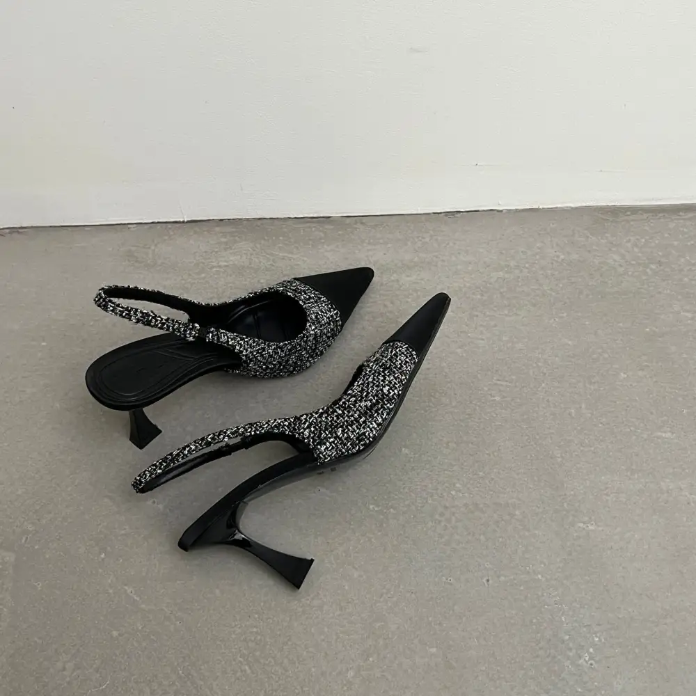 Slingback Pointed Toe Sandals