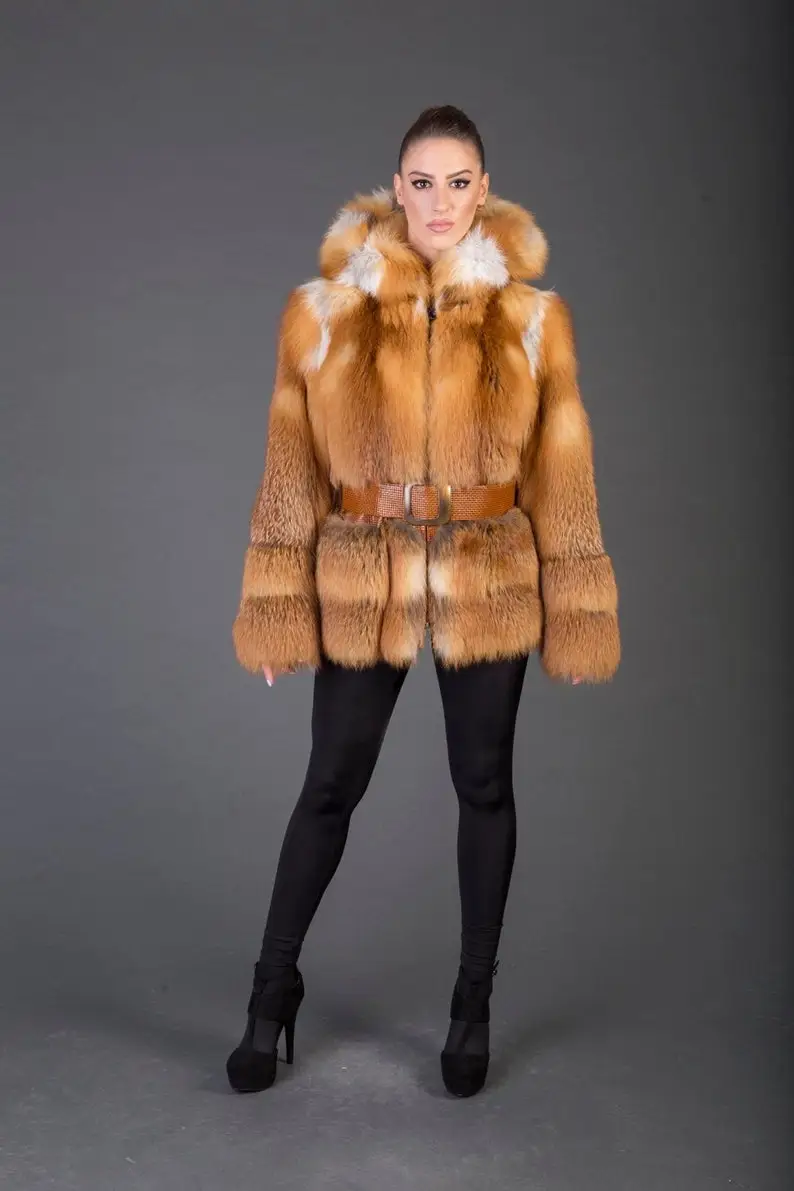 Red Fox Fur coat
