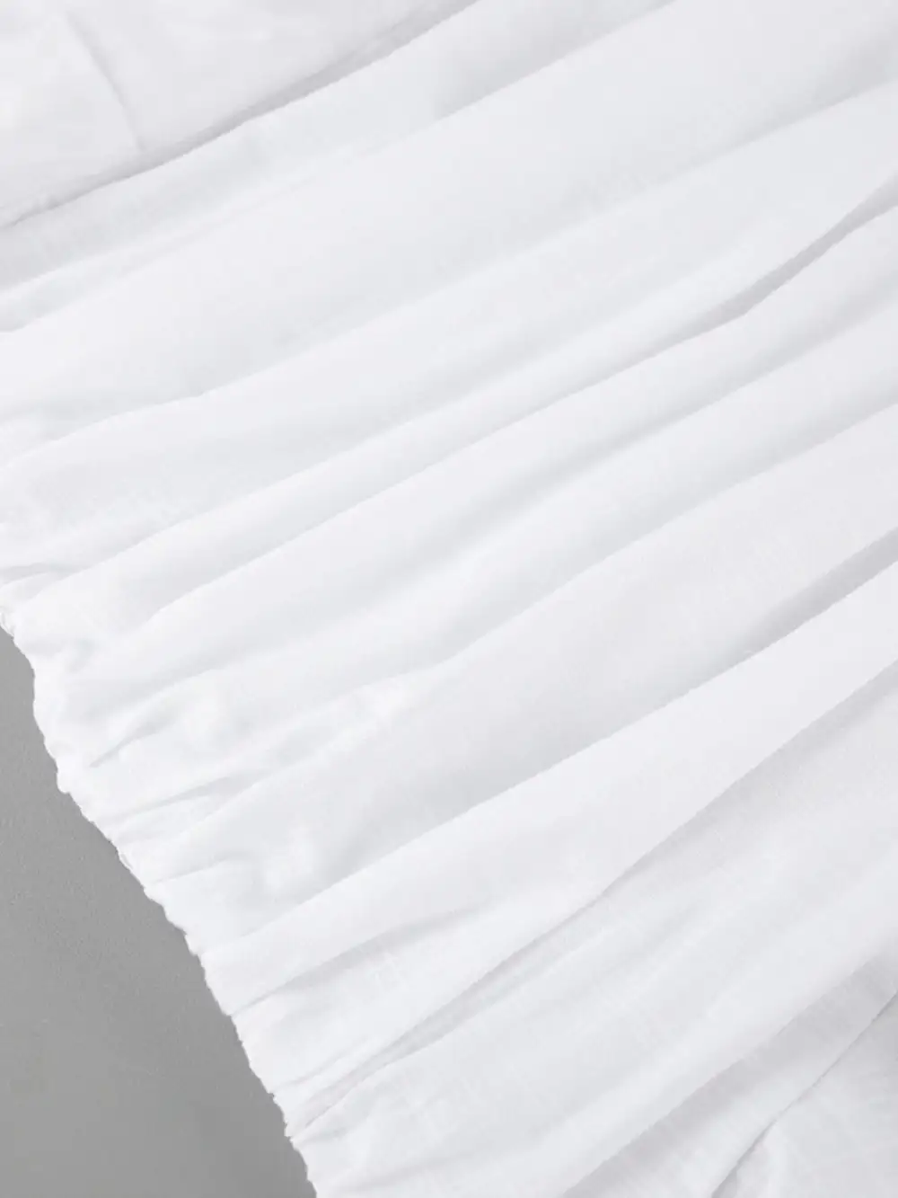 Gathered Detail Ruched Mini Dress
