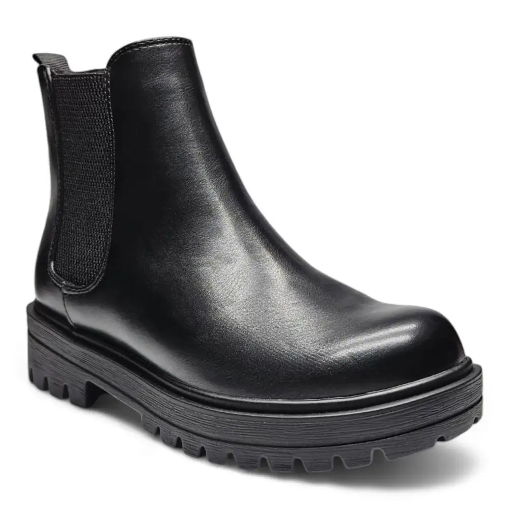 Paden Round Toe Chelsea High Top Bootie