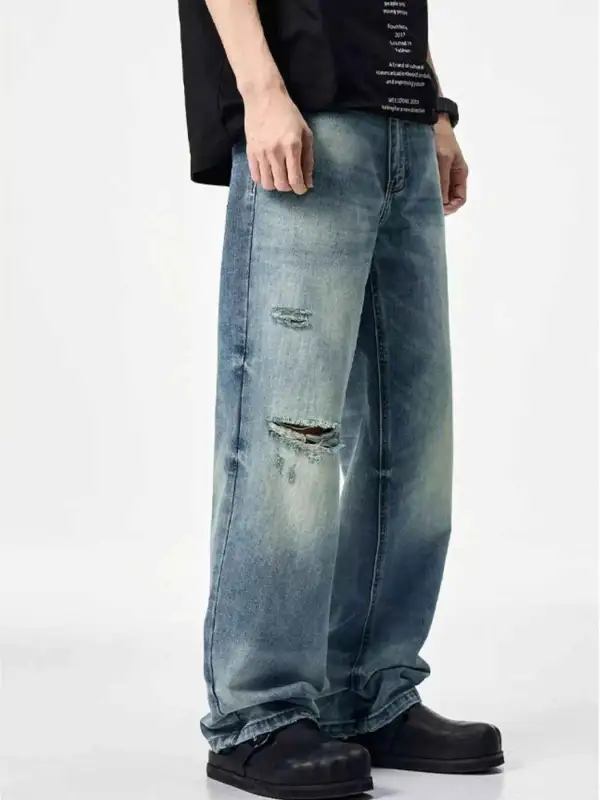 Everyday Distressed Relaxed Fit Jeans