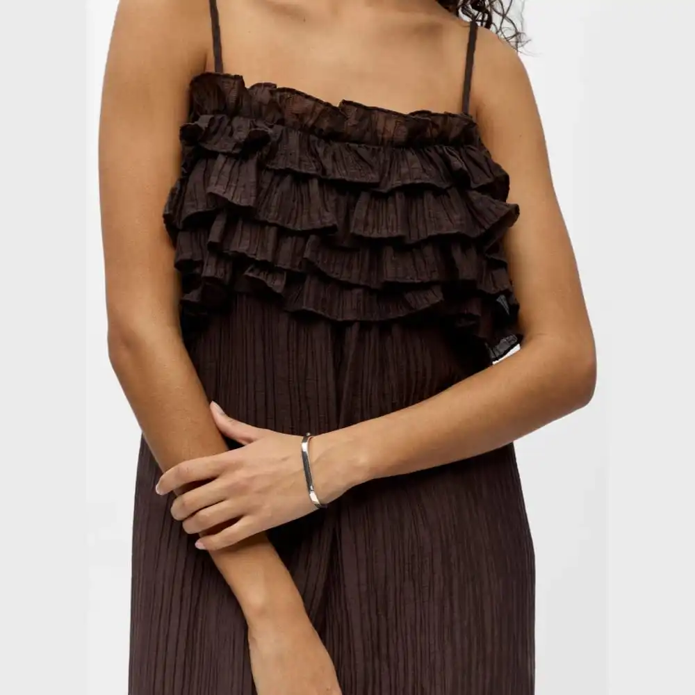 Classic Ruffle Women's Maxi Dress