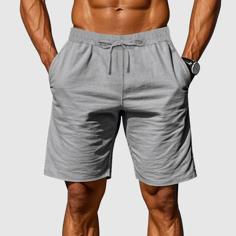 Men's Linen Drawstring Lounge Shorts