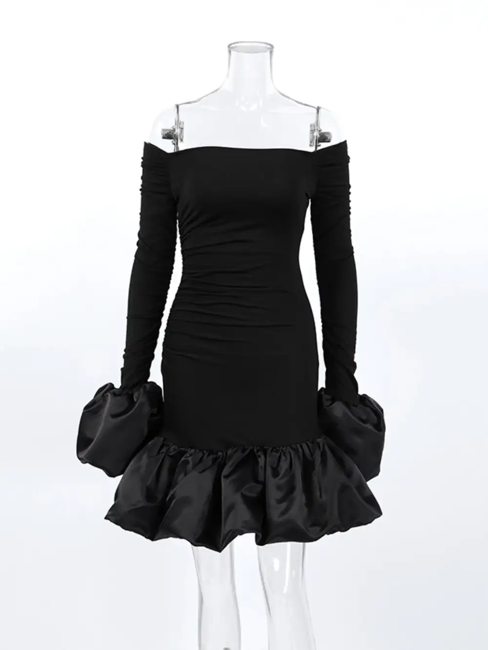 Soft Touch Ruffle Mini Dress