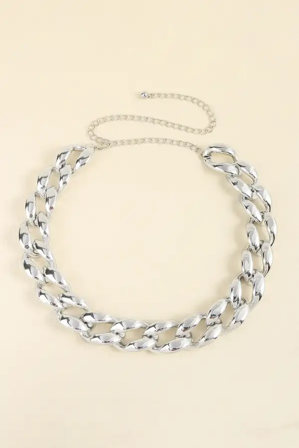 Chain Detail Everyday Waist Belt