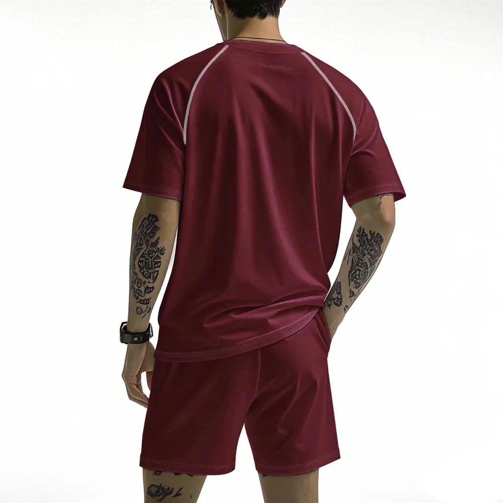 Men's 2-Piece Red Sportswear