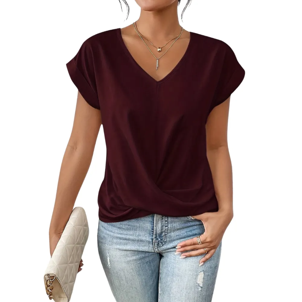  Casual V Neck Shirt