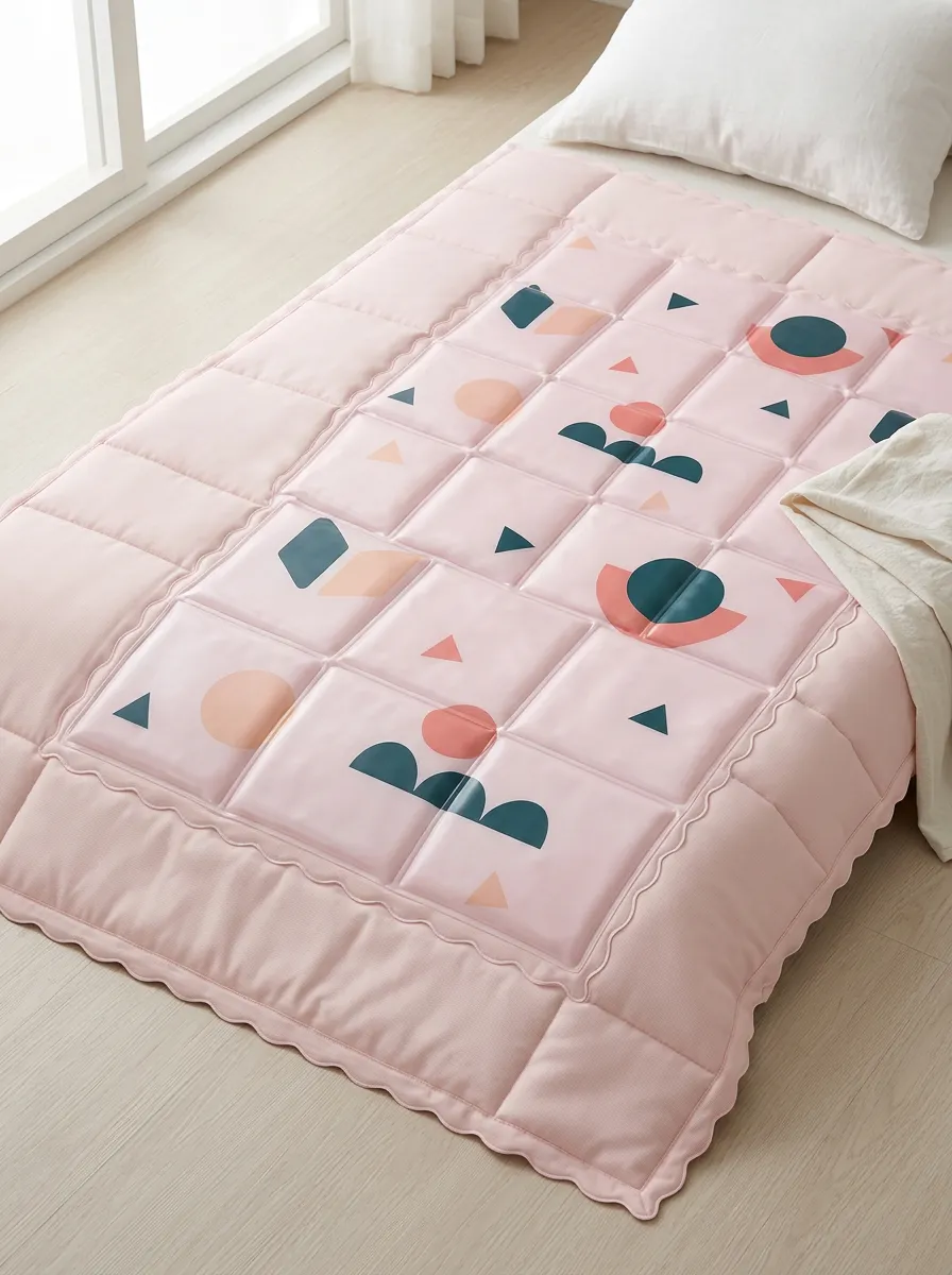 Geometric Pattern Cooling Mat