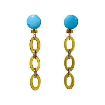Textured Chain Fashion Earrings
