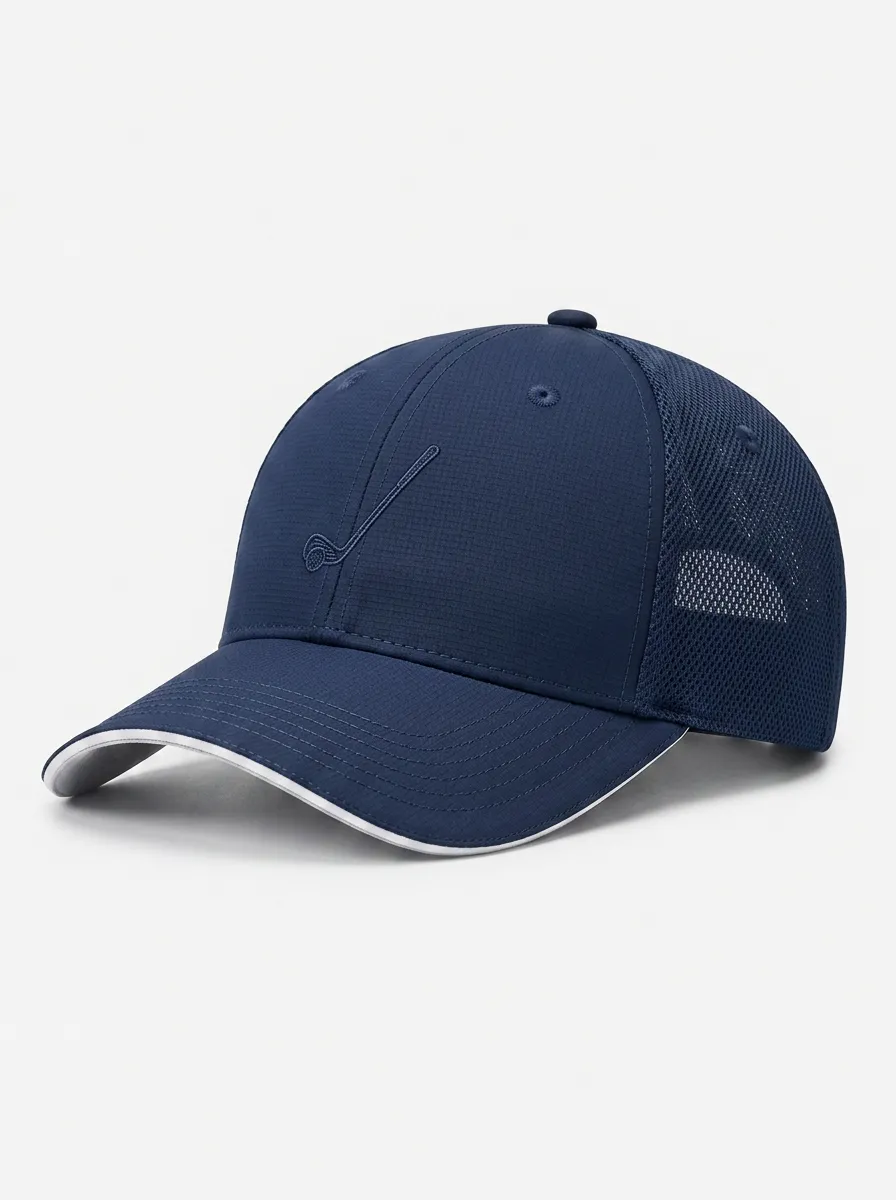 Unisex Mesh Cap with Golf Club Embroidery