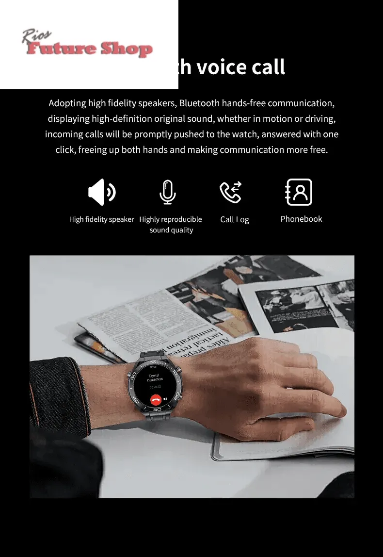 GS Ultimate Full Touch Screen Smartwatch