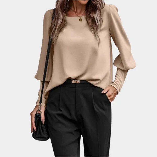 Button Detail Blouse