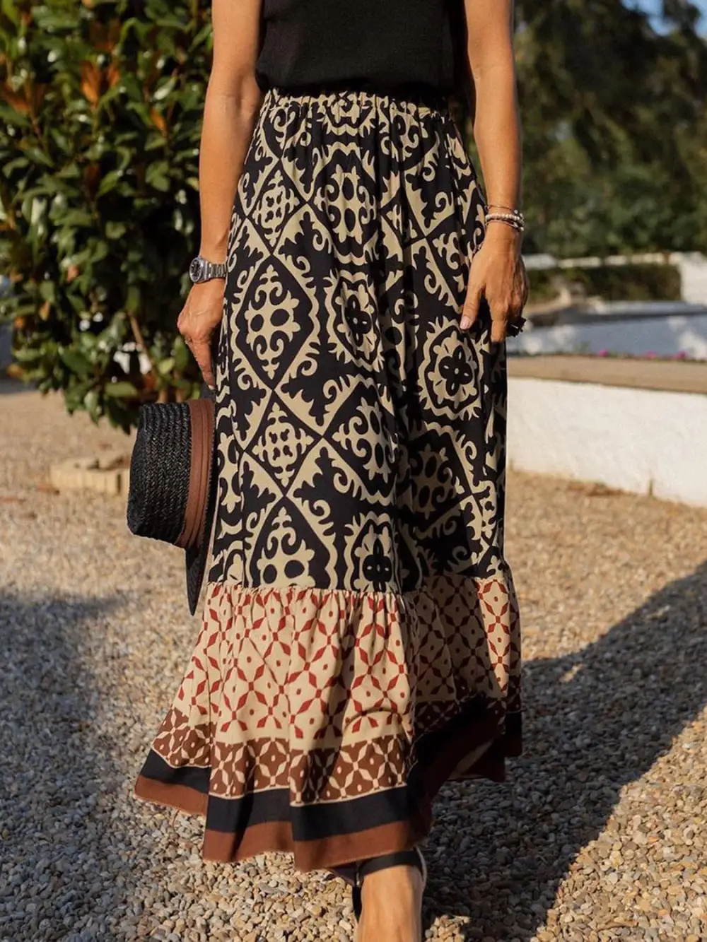 Sharp Geometric Elastic Skirt