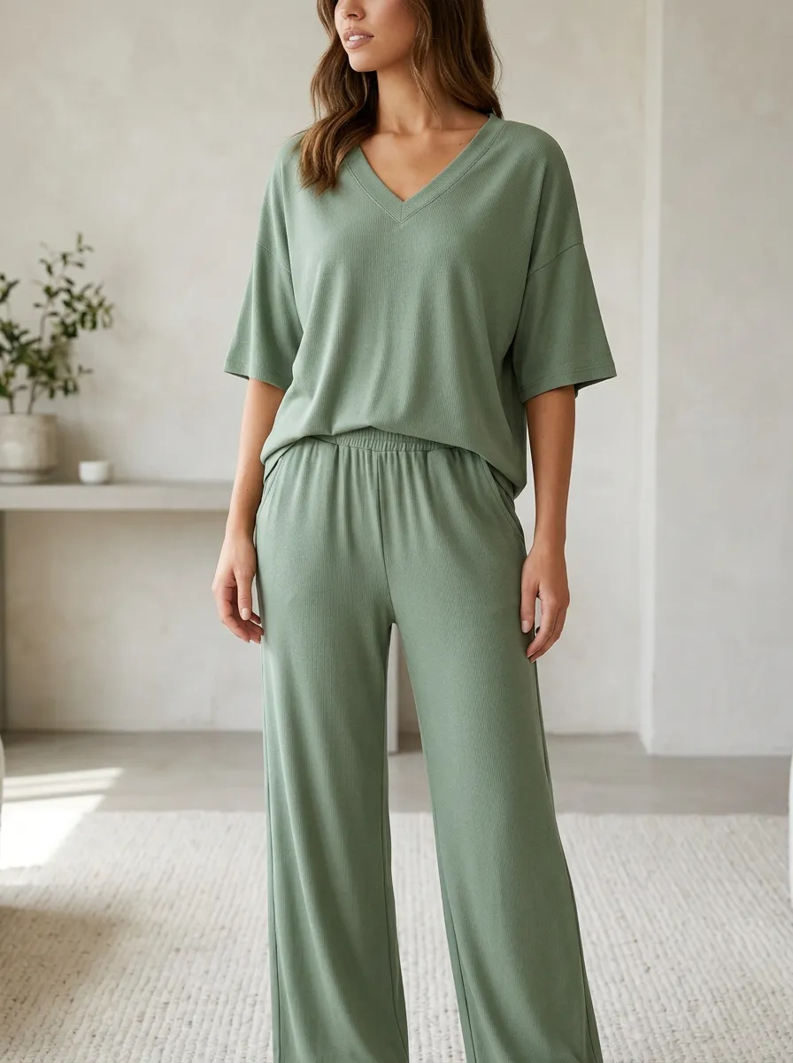 Layered Women's V-Neck Shirt