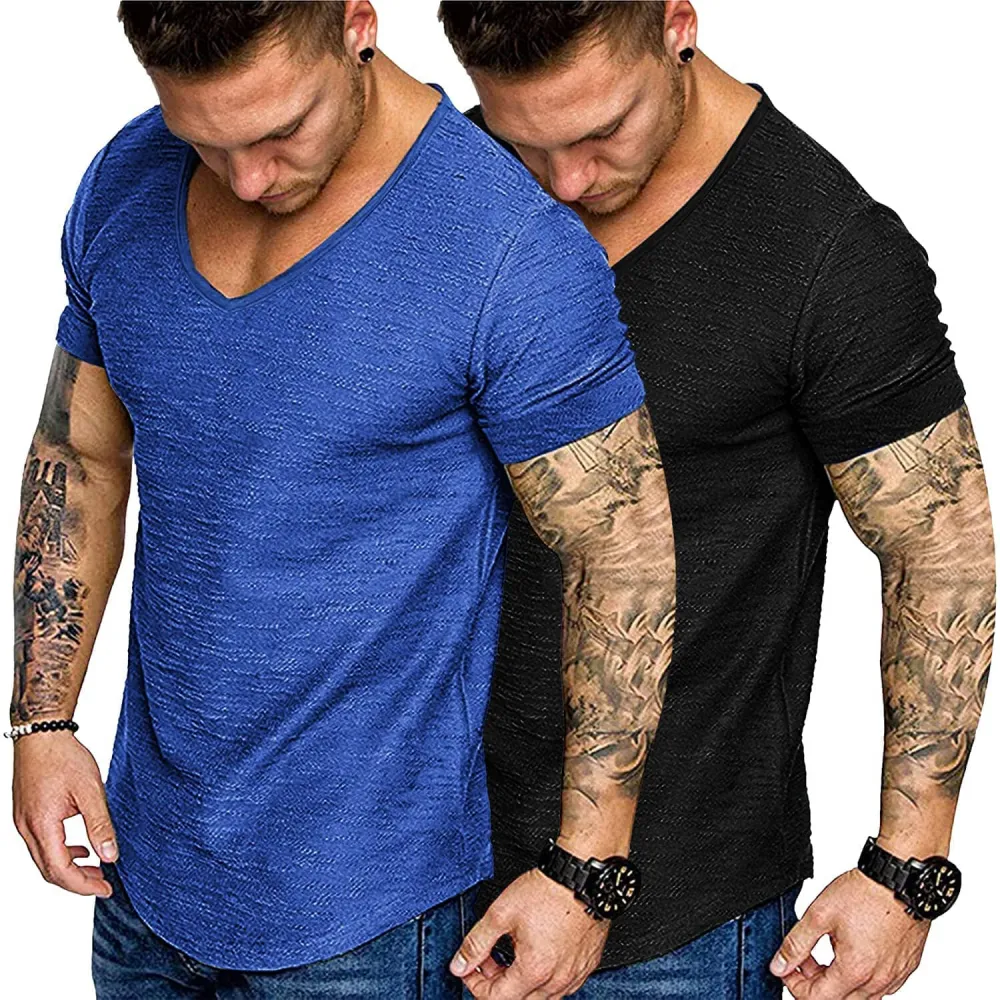 Smooth Knit Muscle Cut T-Shirt