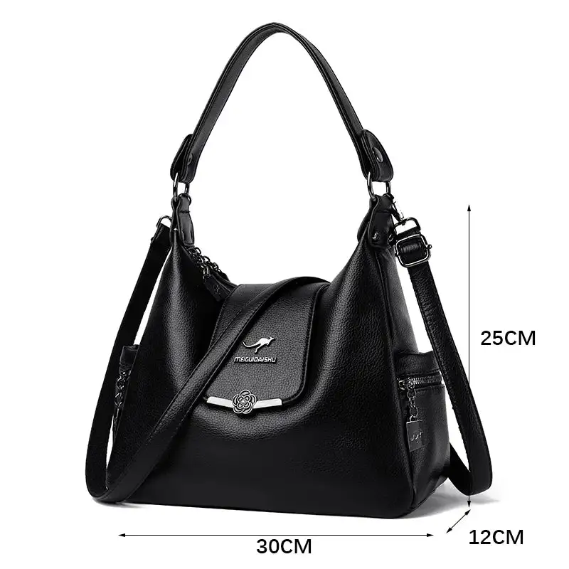 Modern Sophistication: High-Quality Designer Leather Shoulder Bag
