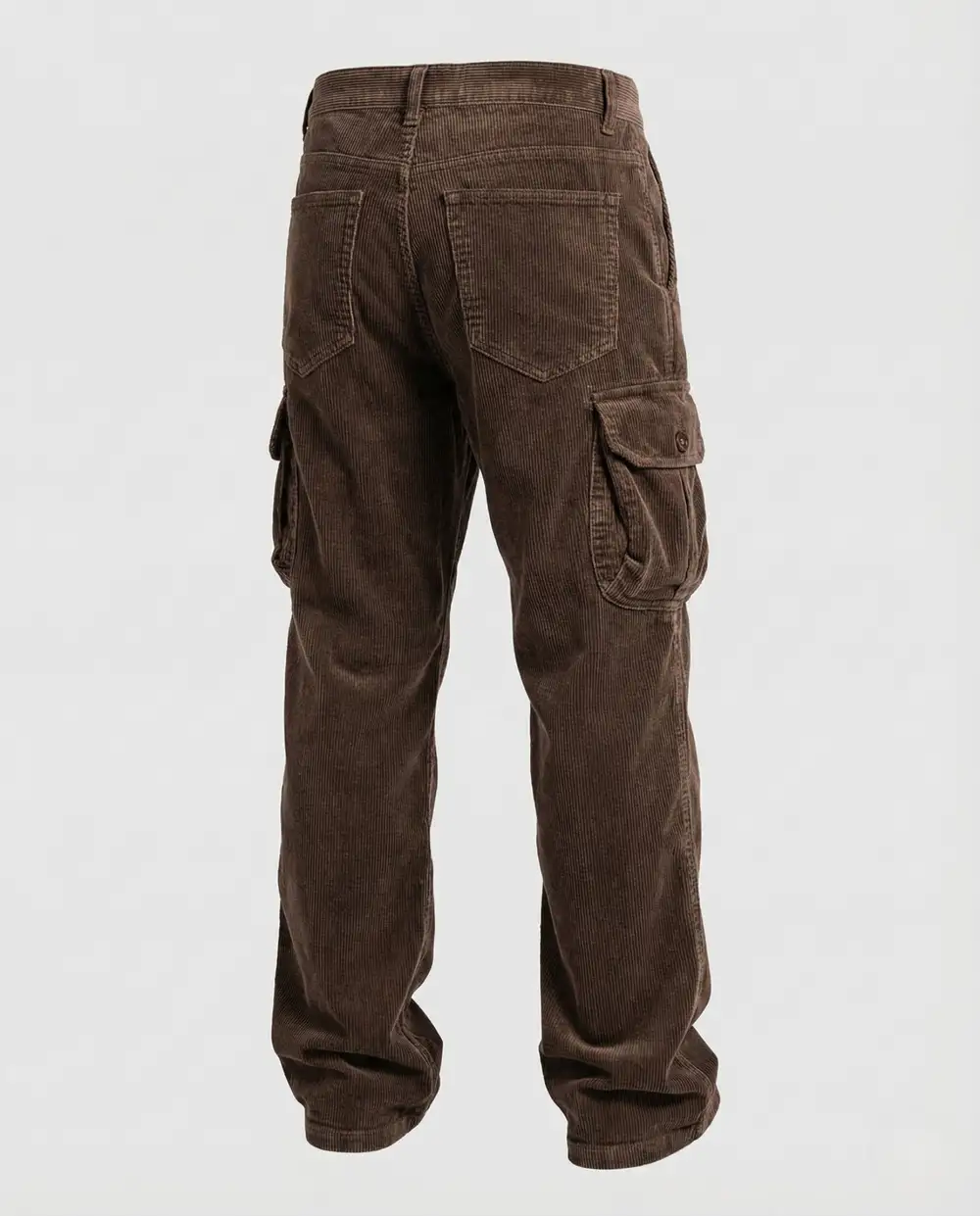 Men's Cord Cargo Pants Pockets