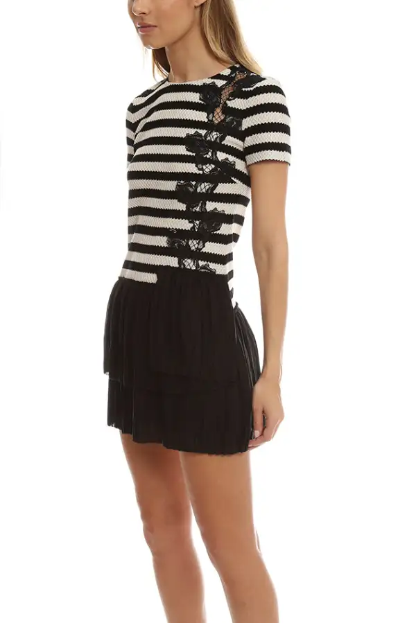 Cotton Silk Lace T-Shirt