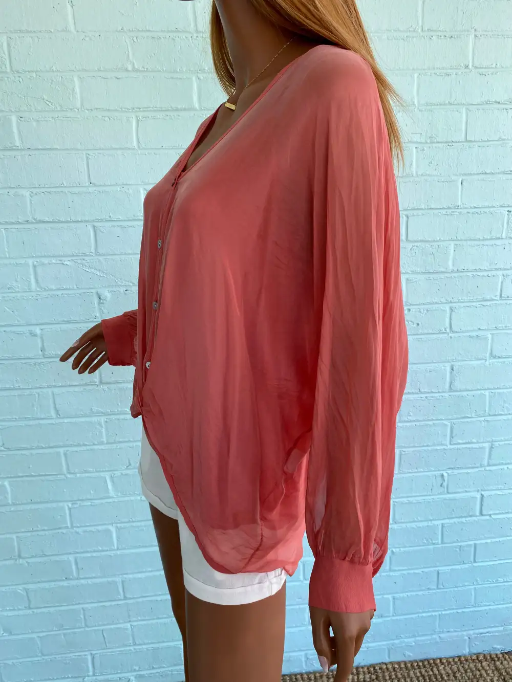 Relaxed Button Blouse