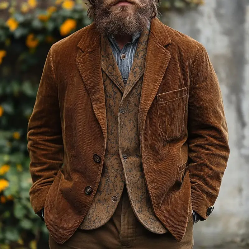 Corduroy Tailored Blazer