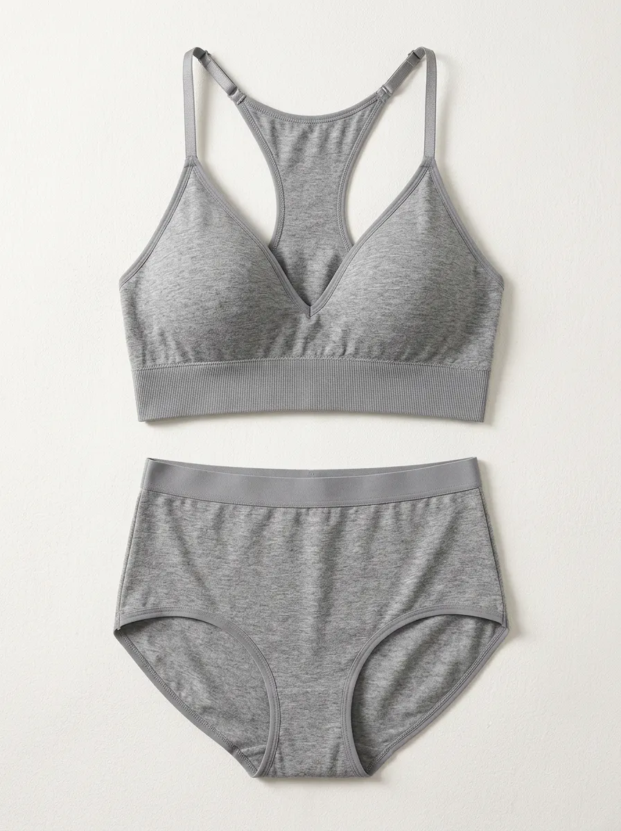 Cotton Racerback Underwear Set