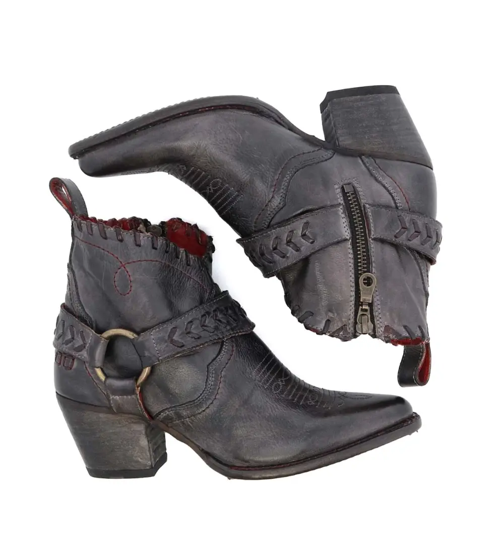 Harness Woven Western Boots