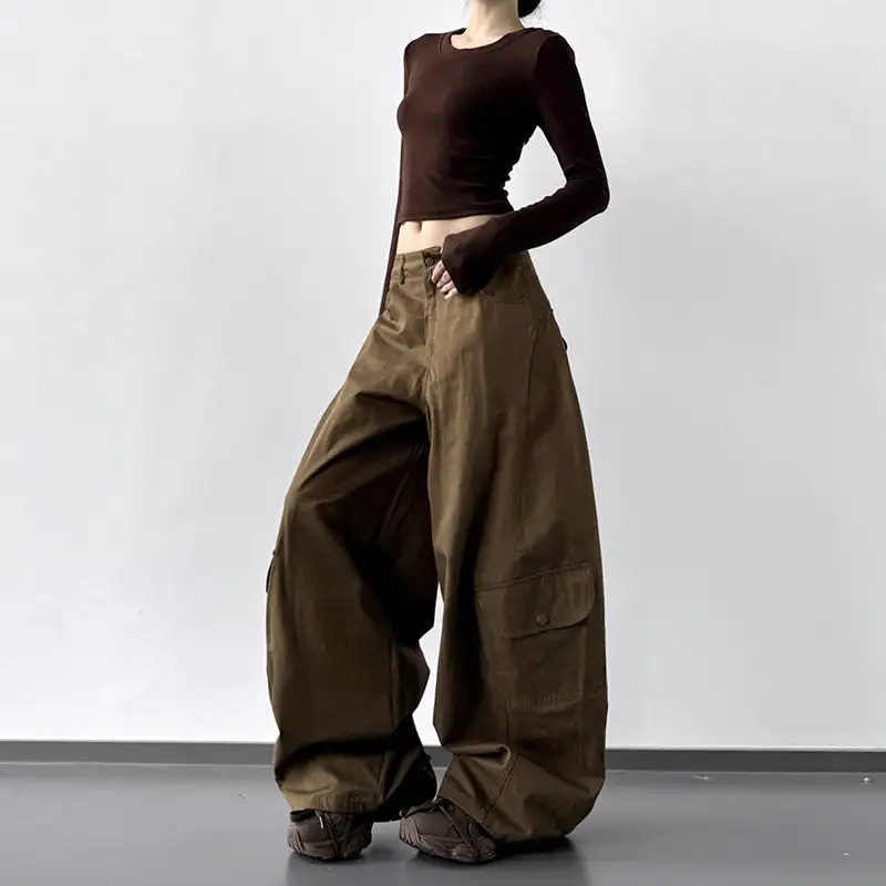 Women's Wide Leg Cargo Pants