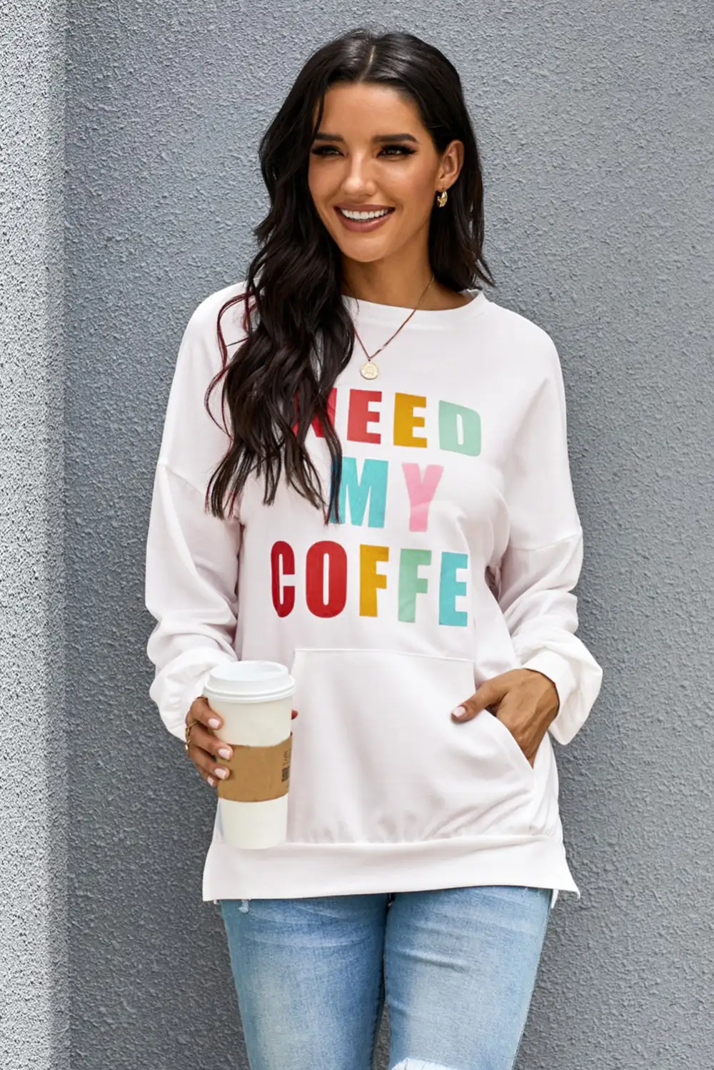 Need My Pocketed Sweatshirt