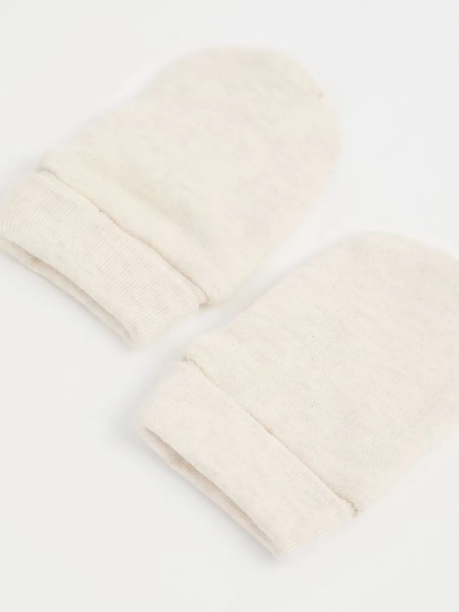 Neutral Baby Mittens 4 Pack
