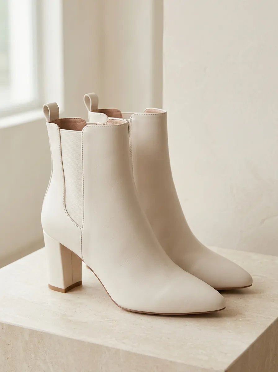 Refined Detailed Women's High-Heel Ankle Boots