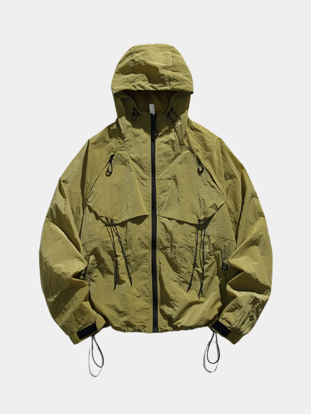 Water Repellent Lightweight Adjustable Softshell Outdoor Jacket