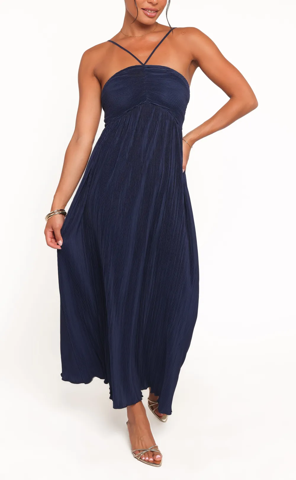 Empire Halter Maxi Dress