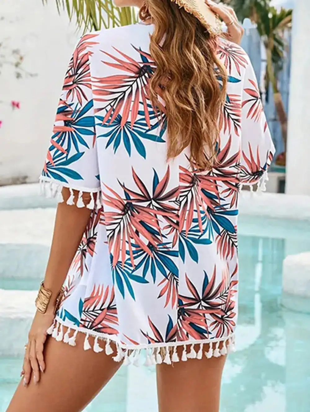 Printed Smock Blouse