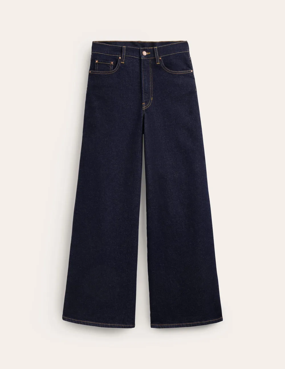 High Rise Wide Leg Jeans -Indigo Rinse