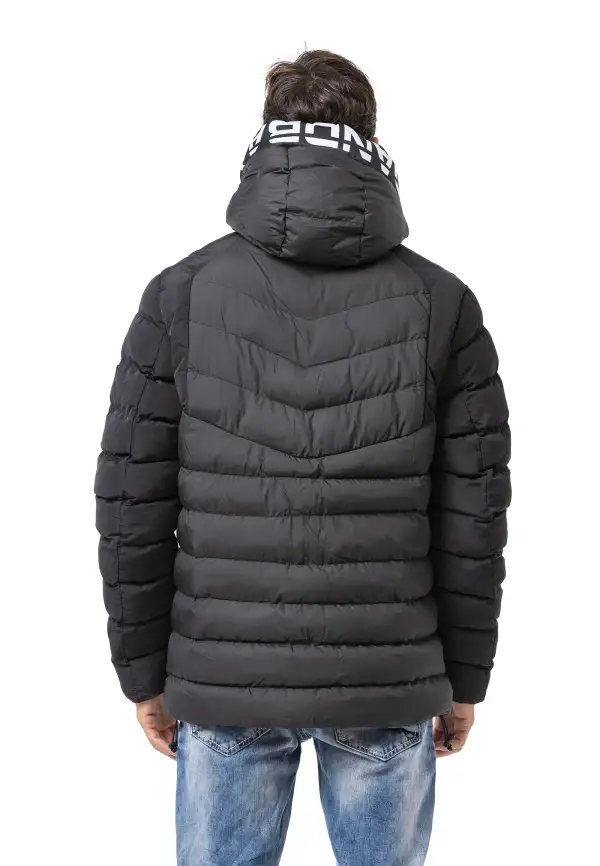 Utility Hooded Quilted Jacket