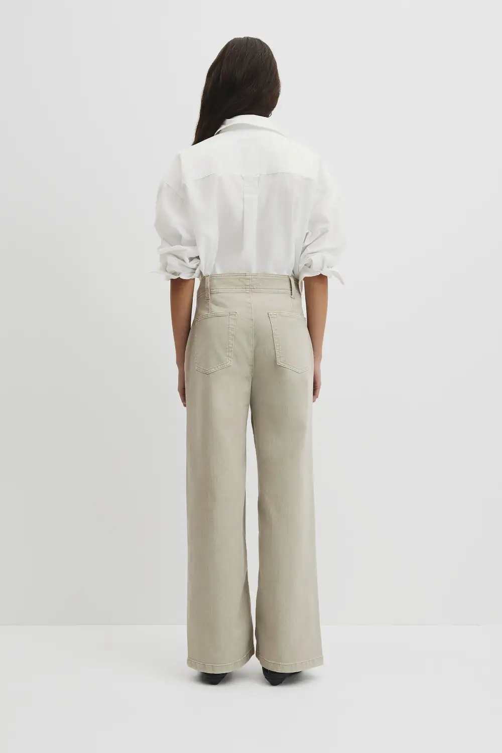 Women's Casual High Rise Wide Leg Jeans