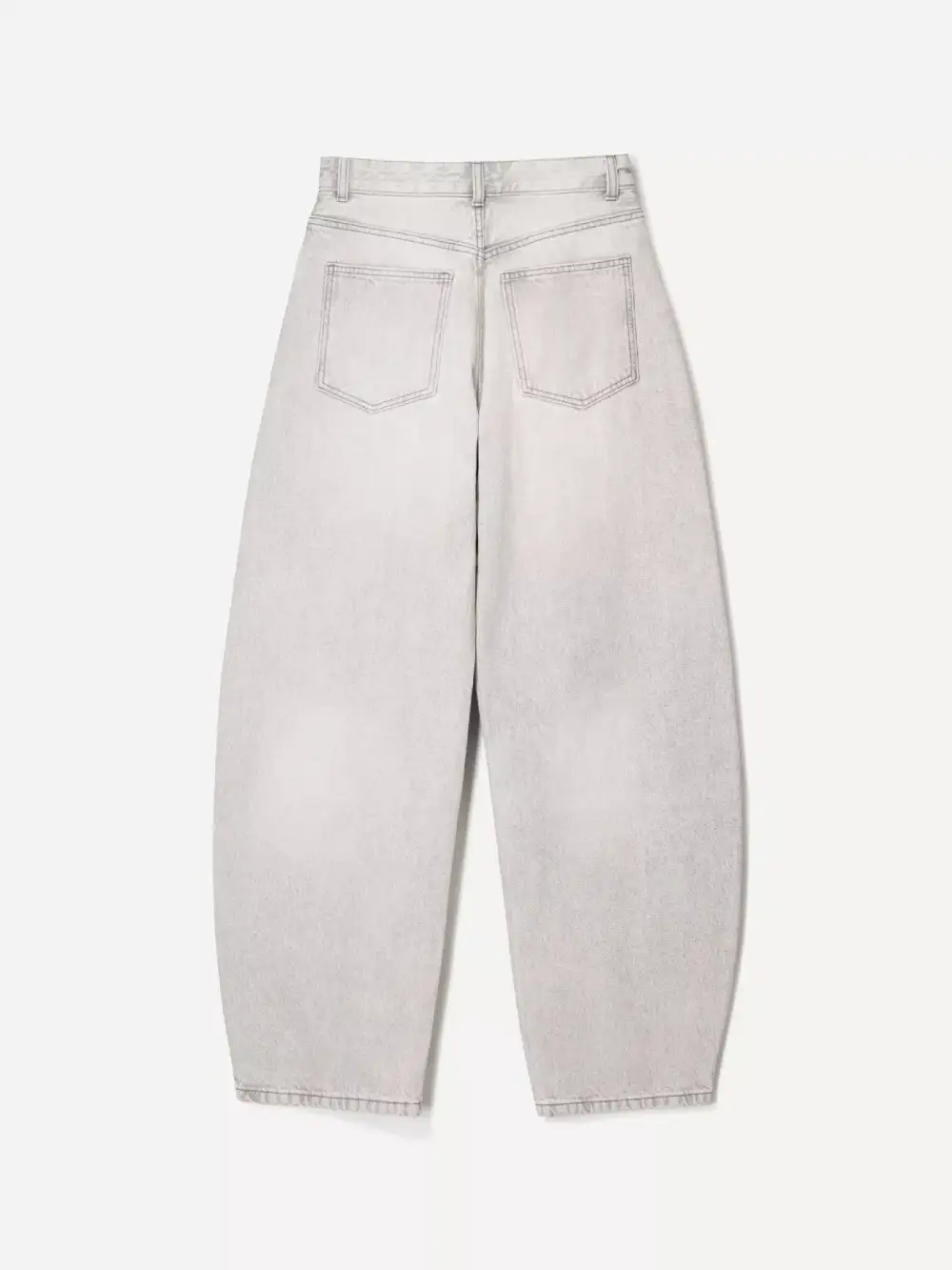 Wide Leg Washed Jeans