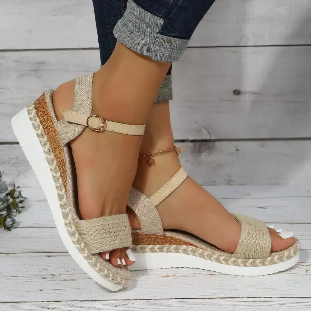Casual Open Toe Wedge Sandals