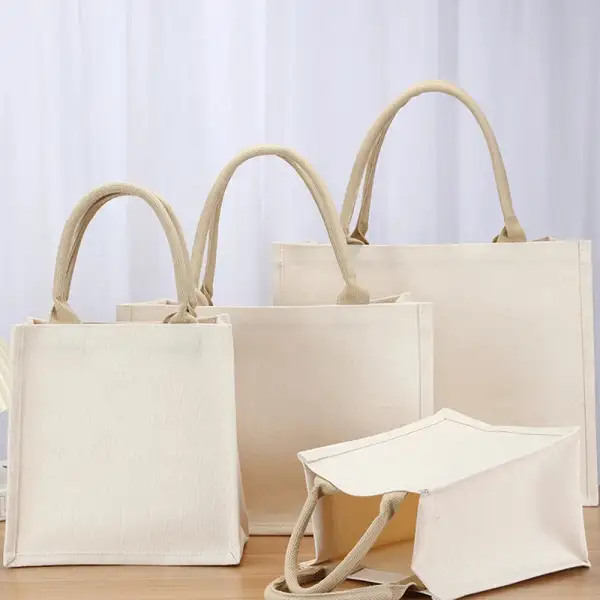 Sustainable Utility: Eco-Friendly Cotton Canvas Shopping Bag