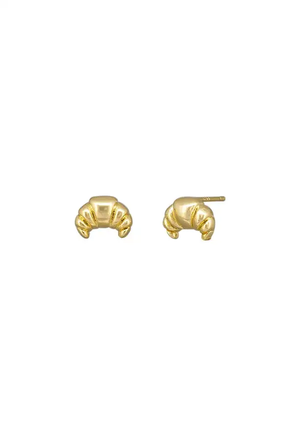 Croissant Stud Earrings